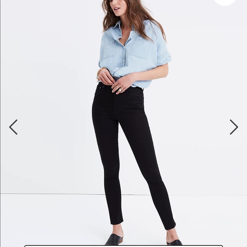 Madewell 10 inch high rise skinny